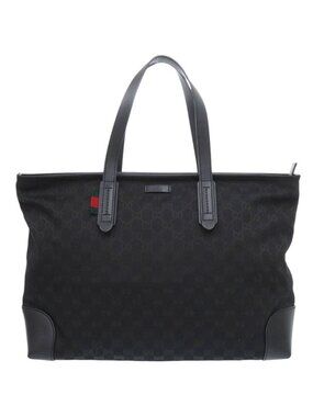 Gucci GG Canvas Black Tote Bag